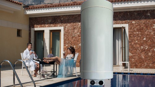 Duurzaam warm water: DAT Elektrische boiler 300 liter in Inox Duplex